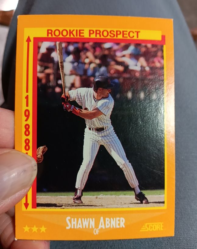 1988 Score #626 Shawn Abner Rookie Prospect — front