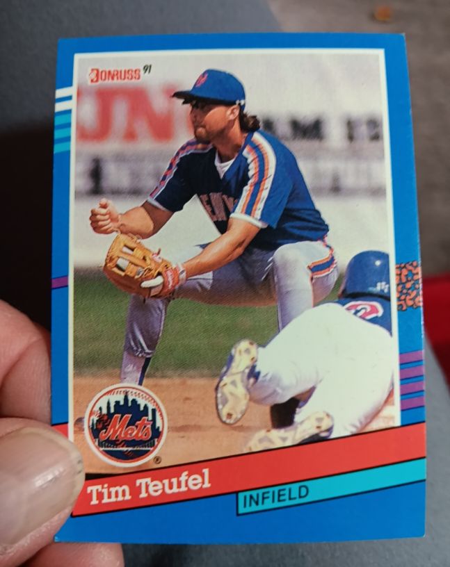 1991 Donruss #370 Tim Teufel — front