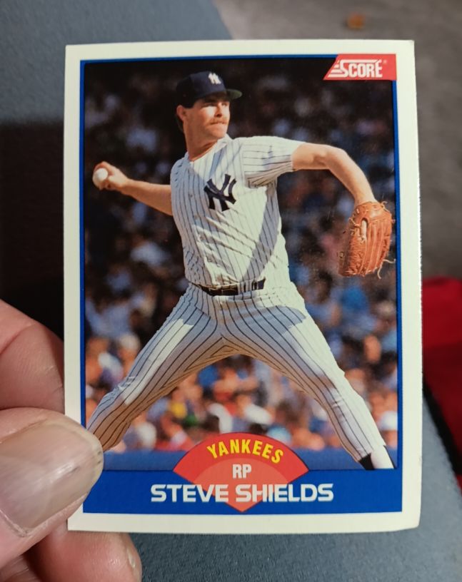1989 Score #578 Steve Shields — front