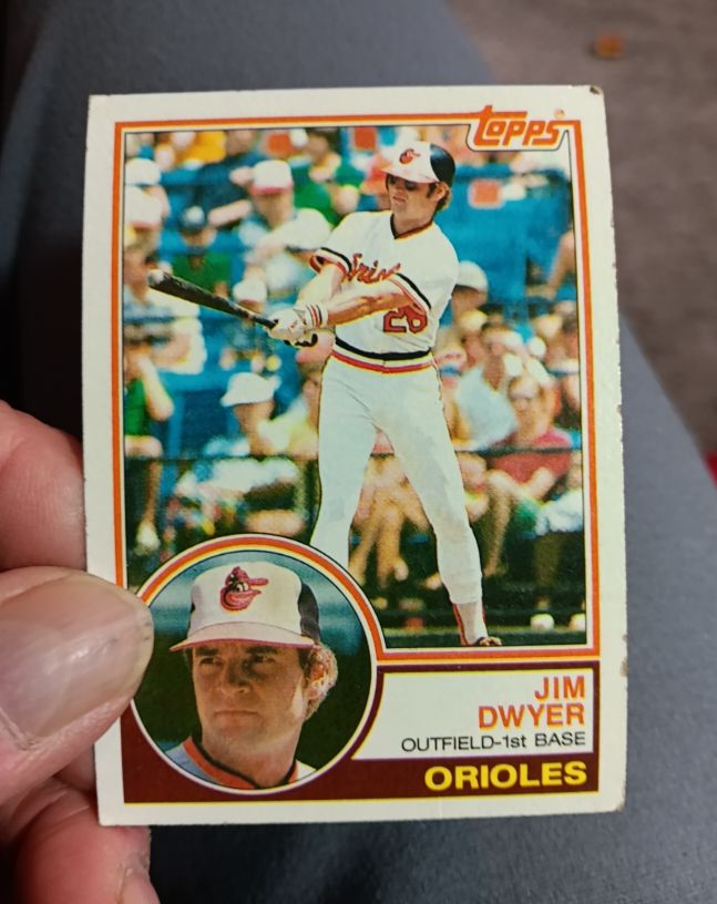 1983 Topps #718 Jim Dwyer — front
