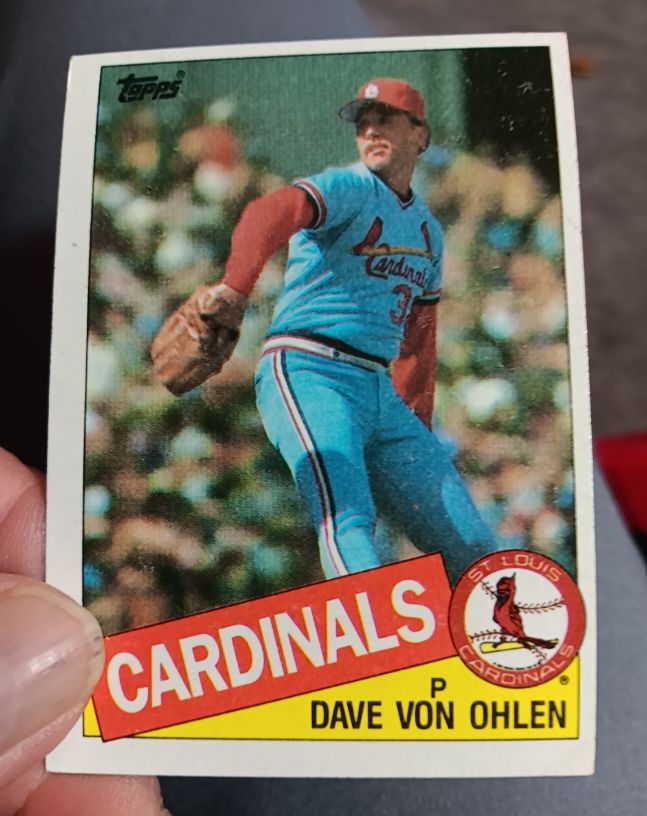 1985 Topps #177 Dave Von Ohlen — front