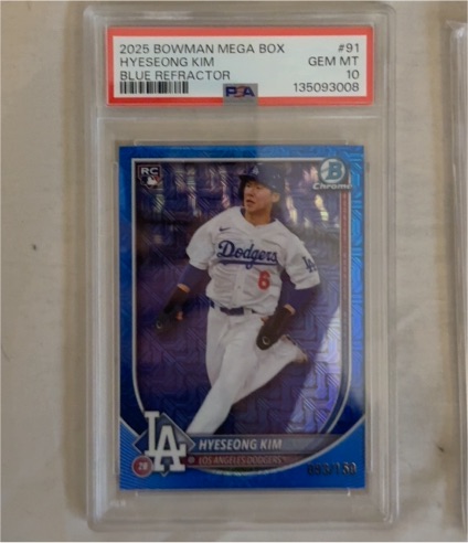 2025 Bowman Chrome #91 Hyeseong Kim — front