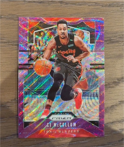 2019-20 Panini Prizm #113 CJ McCollum — front