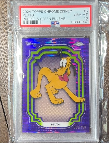 2024 Topps Chrome Disney #5 Pluto — front