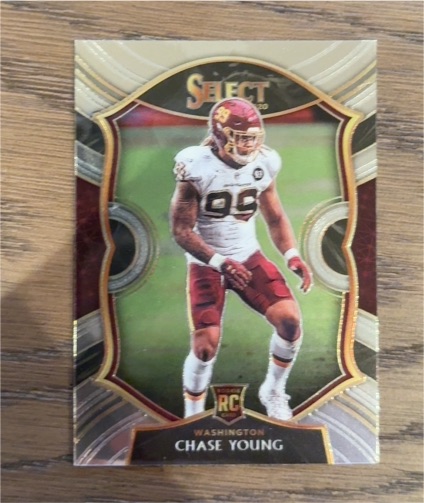 2020 Panini Select #64 Chase Young Concourse Base Rookie — front