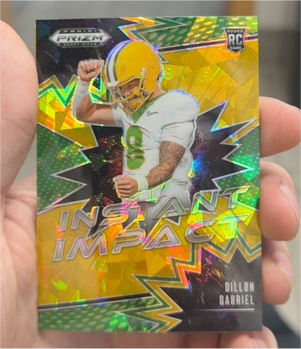 2025 Panini Prizm Draft Picks #II-DG Dillon Gabriel Instant Impact — front