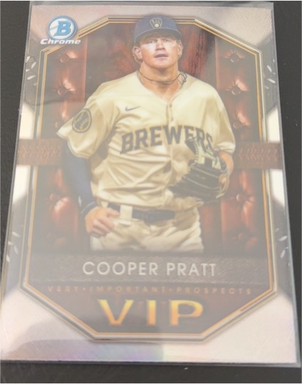2025 Bowman Chrome #VIP-15 Cooper Pratt — front