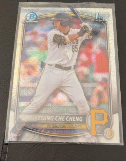 2025 Bowman Chrome #BCP-95 Tsung-Che Cheng — front
