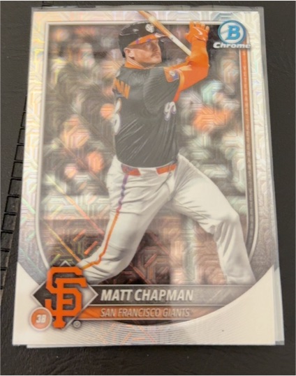 2025 Bowman Chrome #49 Matt Chapman — front