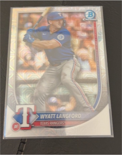 2025 Bowman Chrome #36 Wyatt Langford — front