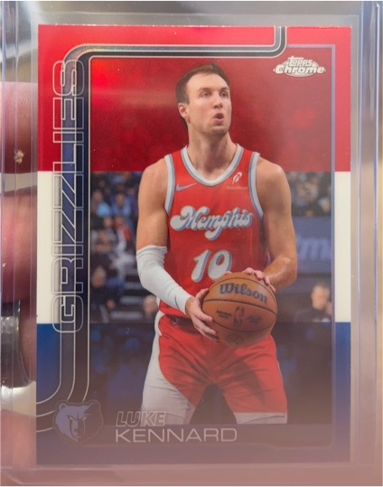 2025-26 Topps Chrome #117 Luke Kennard — front