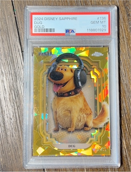 2024 Topps Chrome Disney Sapphire #136 Dug — front