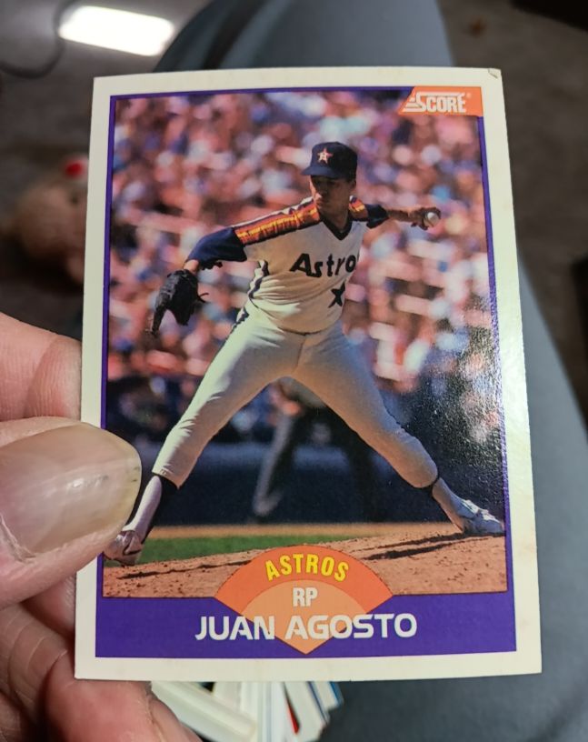 1989 Score #283 Juan Agosto — front