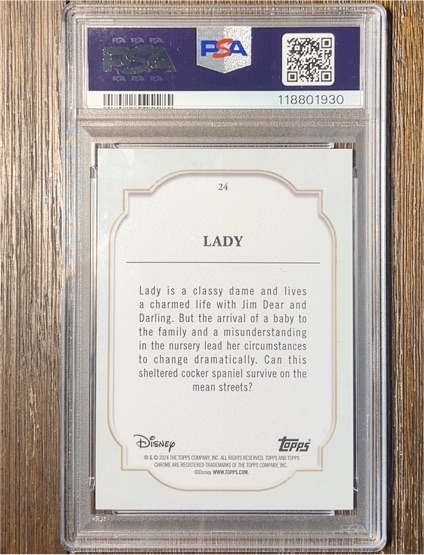 2024 Topps Chrome Disney #24 Lady — front