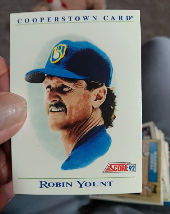 1992 Score Cooperstown #B11 Robin Yount — front