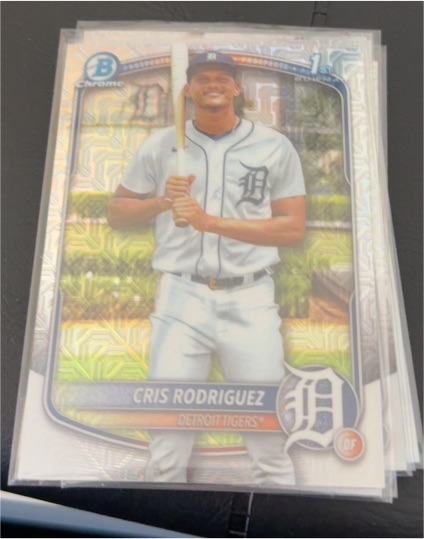 2025 Bowman Chrome #BCP-250 Cris Rodriguez — front