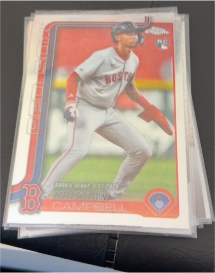 2025 Topps Update Series #US129 Kristian Campbell — front