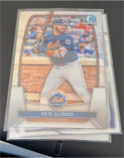 2023 Bowman #78 Pete Alonso — front