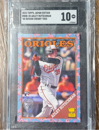 2023 Topps Japan Edition #88B-30 Adley Rutschman 1988 Cherry Tree — front