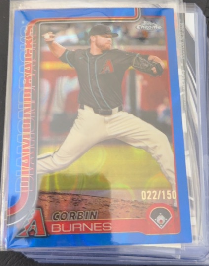 2025 Topps Chrome #17 Corbin Burnes — front