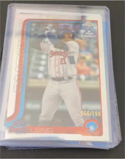 2025 Topps Pro Debut Chrome #PDC-162 Jonathon Long — front