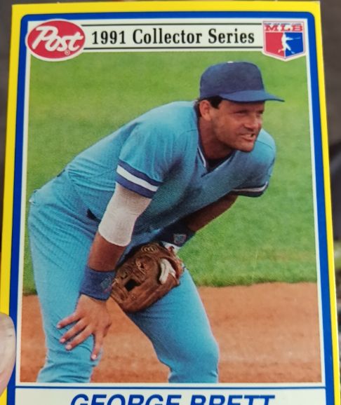 1991 Post Collector Series #26 George Brett — front