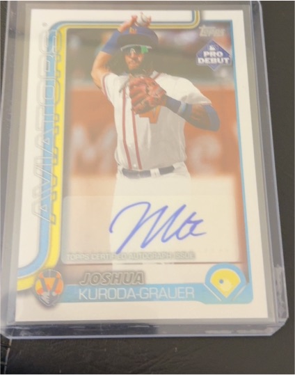 2025 Topps Pro Debut #PD-35 Joshua Kuroda-Grauer — front