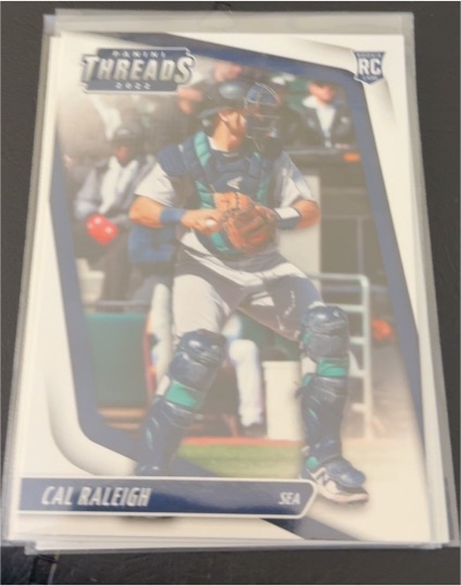 2022 Panini Chronicles Threads #11 Cal Raleigh — front