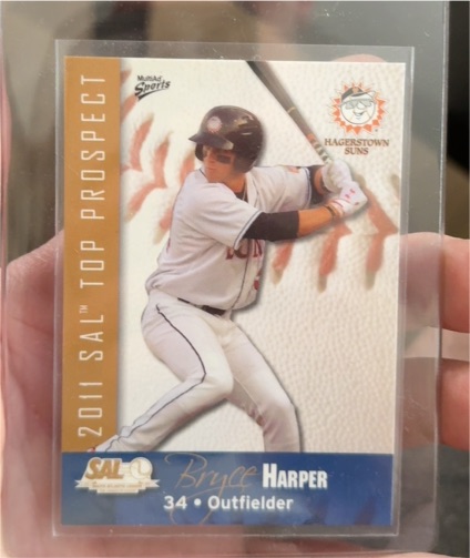 2011 Multi-Ad South Atlantic League Top Prospects #10 Bryce Harper — front