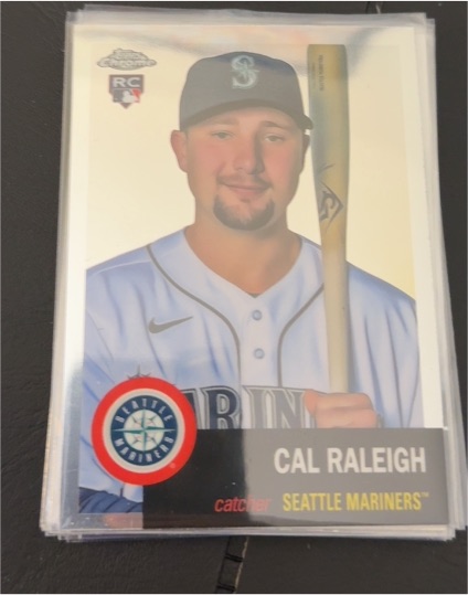 2022 Topps Chrome Platinum Anniversary #237 Cal Raleigh — front