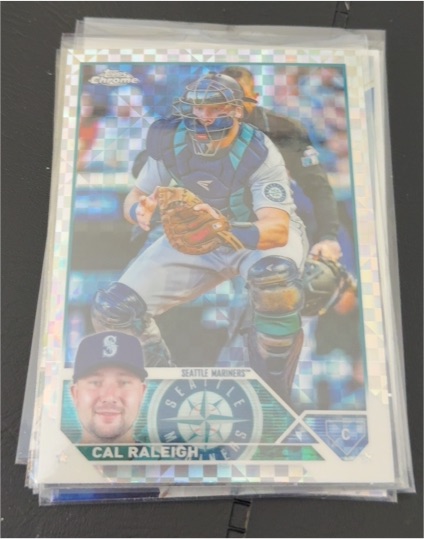 2023 Topps Chrome #141 Cal Raleigh — front