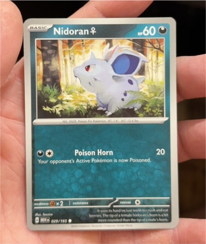2023 Pokémon Scarlet & Violet 151 #029 Nidoran♀ — front