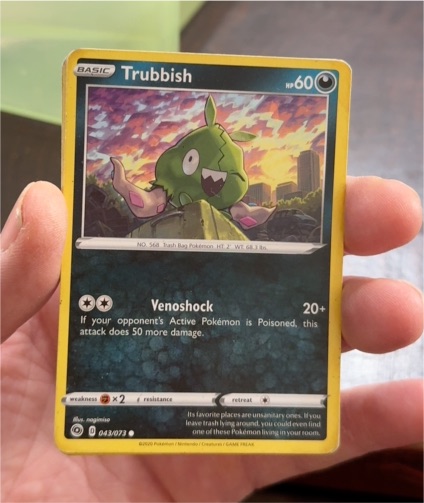 2020 Pokémon Champion's Path #043 Trubbish — front