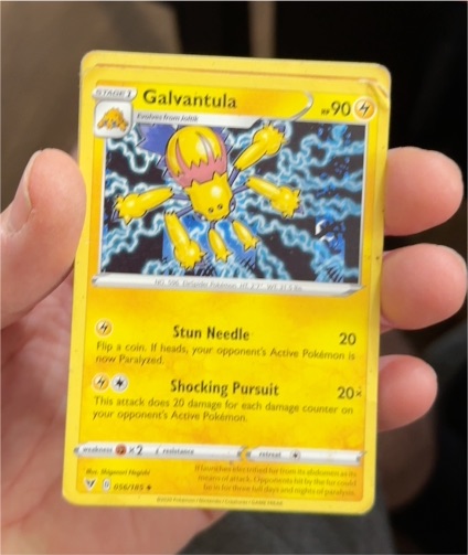 2020 Pokemon Vivid Voltage #056 Galvantula — front