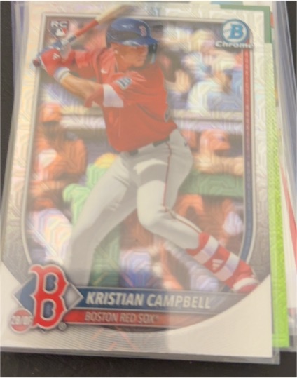 2025 Bowman Chrome #58 Kristian Campbell — front