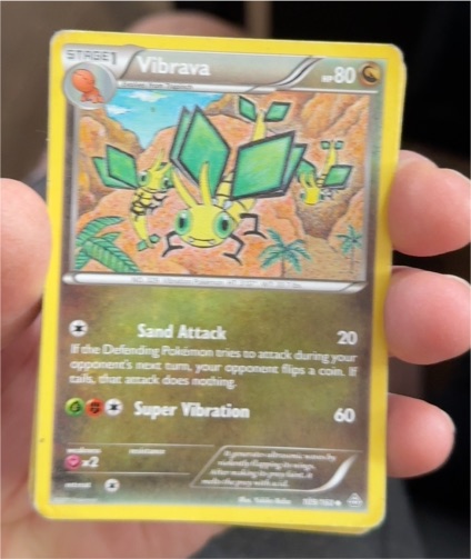 2015 Pokémon XY Primal Clash #109 Vibrava — front
