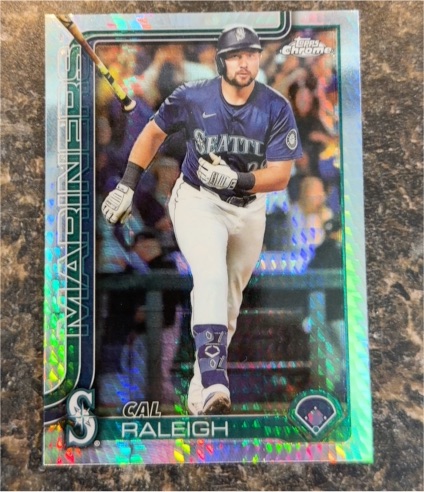 2025 Topps Chrome Update #USC45 Cal Raleigh — front