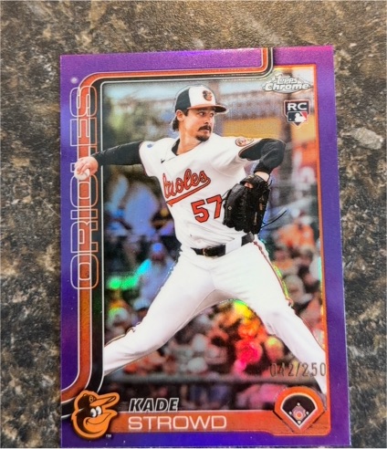 2025 Topps Chrome Update #USC193 Kade Strowd — front