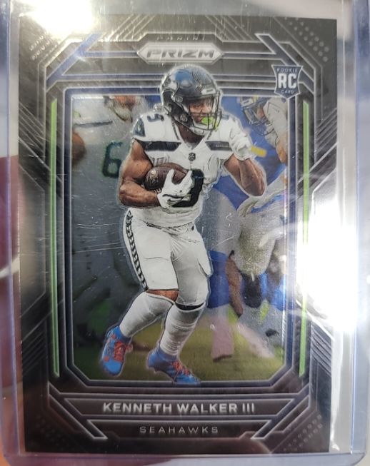 2022 Panini Chronicles Prizm Black #PB-19 Kenneth Walker III — front