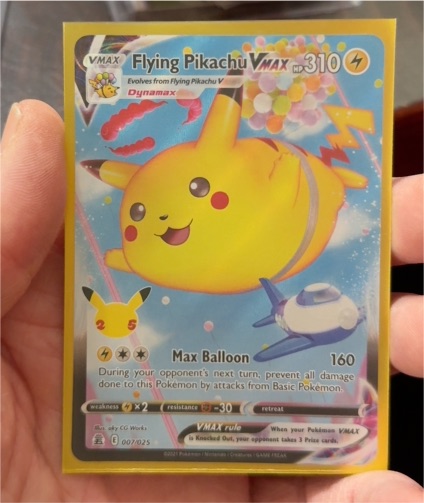 2021 Pokémon Celebrations #007/025 Flying Pikachu VMAX — front