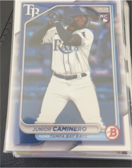 2024 Bowman #20 Junior Caminero — front