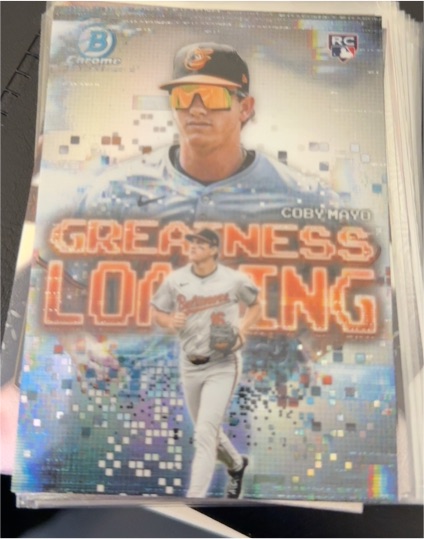 2025 Bowman #GL-2 Coby Mayo Greatness Loading — front