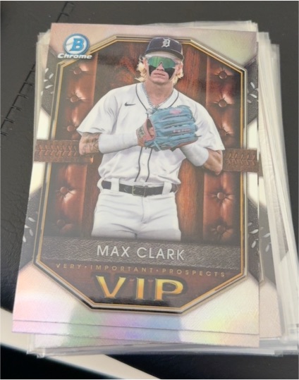 2025 Bowman Chrome #VIP-10 Max Clark — front
