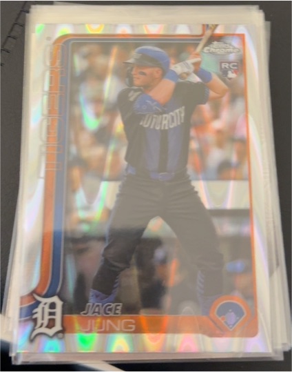 2025 Topps Chrome #80 Jace Jung — front