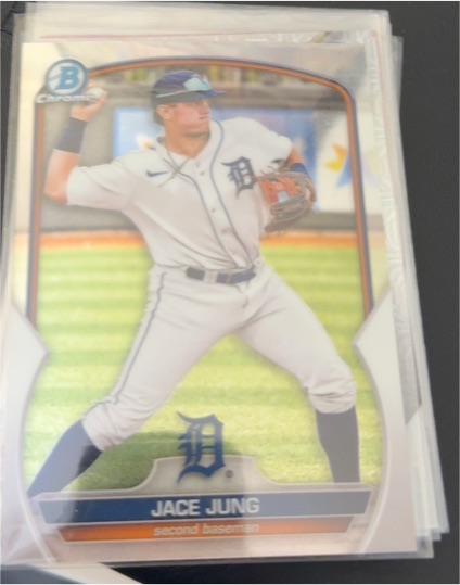 2023 Bowman Chrome Prospects #BCP-53 Jace Jung — front
