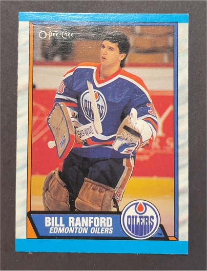 1989-90 O-Pee-Chee #233 Bill Ranford — front