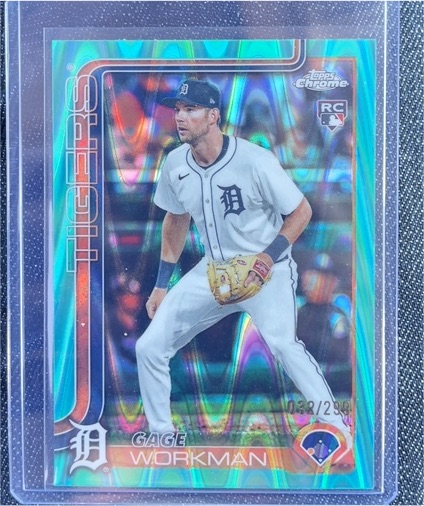 2025 Topps Chrome Update #USC21 Gage Workman — front