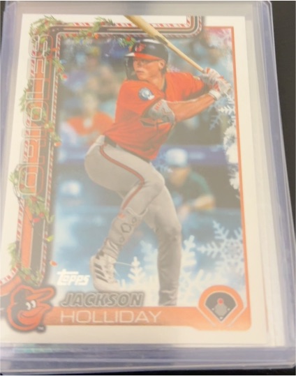 2025 Topps Holiday #H188 Jackson Holliday — front