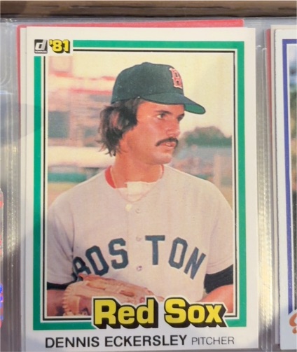 1981 Donruss #96 Dennis Eckersley — front