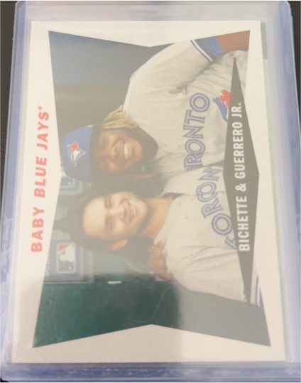 2020 Topps Archives #60CC-GB Bo Bichette & Vladimir Guerrero Jr. — front